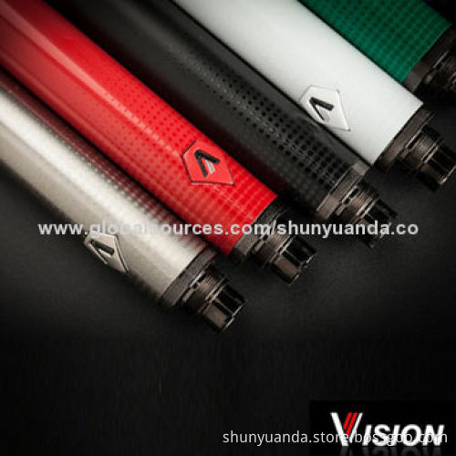 Electronic cigarette Vision spinner II 1600mAh, colorful twist battery, rechargeable battery,display